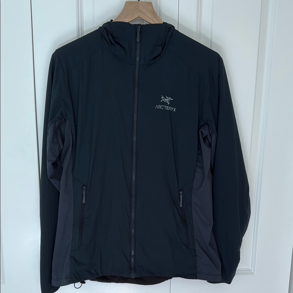 Women’s Arc’Teryx Atom LT Hoody, size Large dark GREEN/TEAL